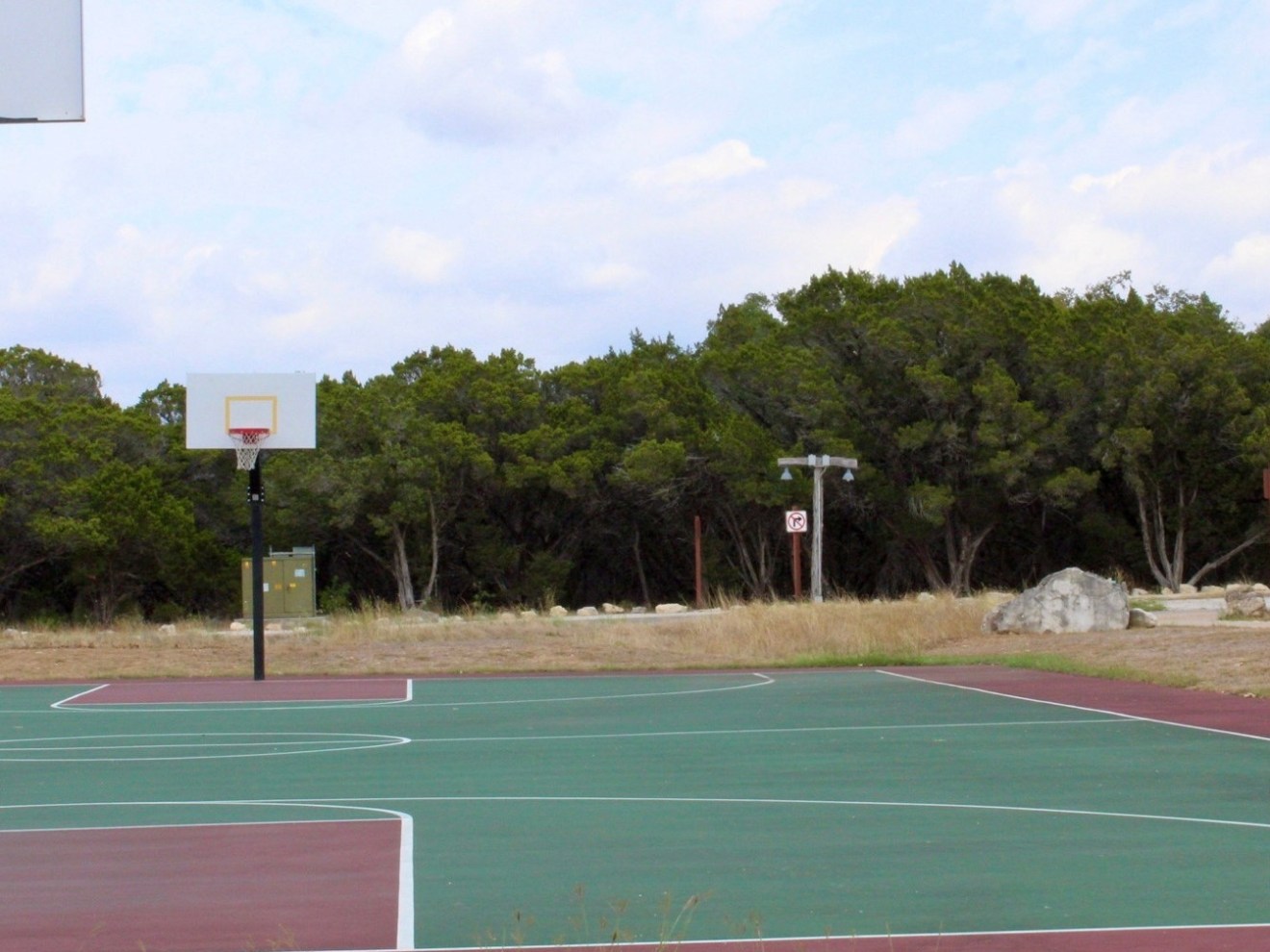 a basketball court