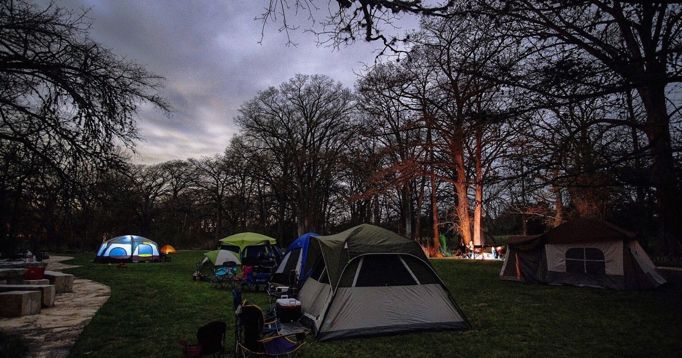 Creekside Campout — Outdoors & nature in Blue Hole Regional Park