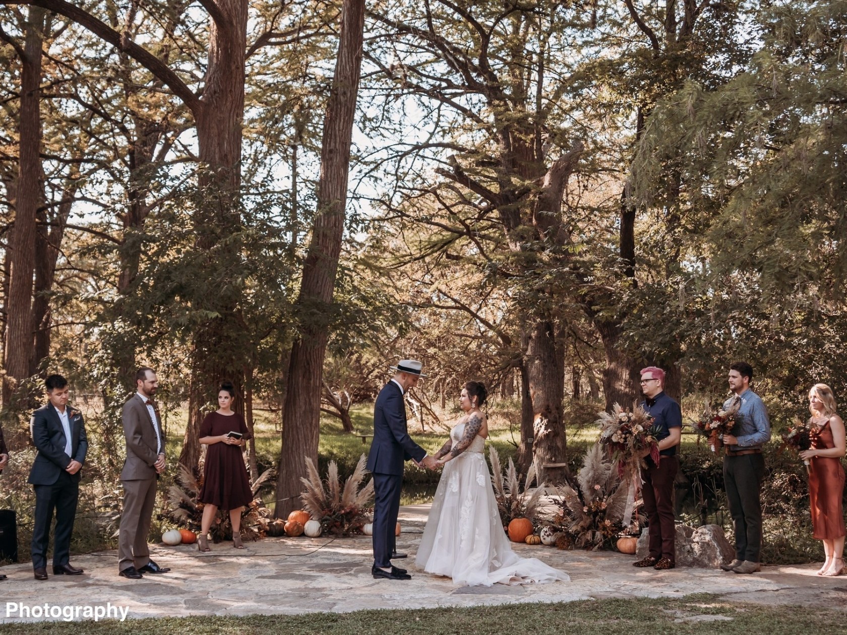 a group of people posing for a picture