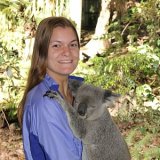a person holding an animal