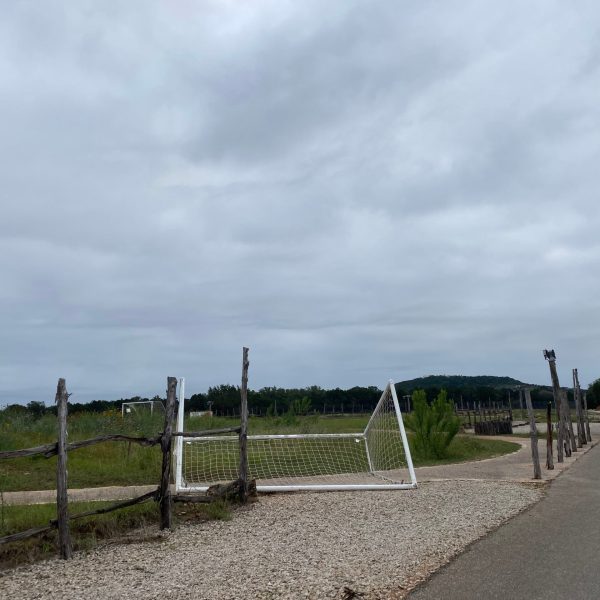 a sign on the side of a road