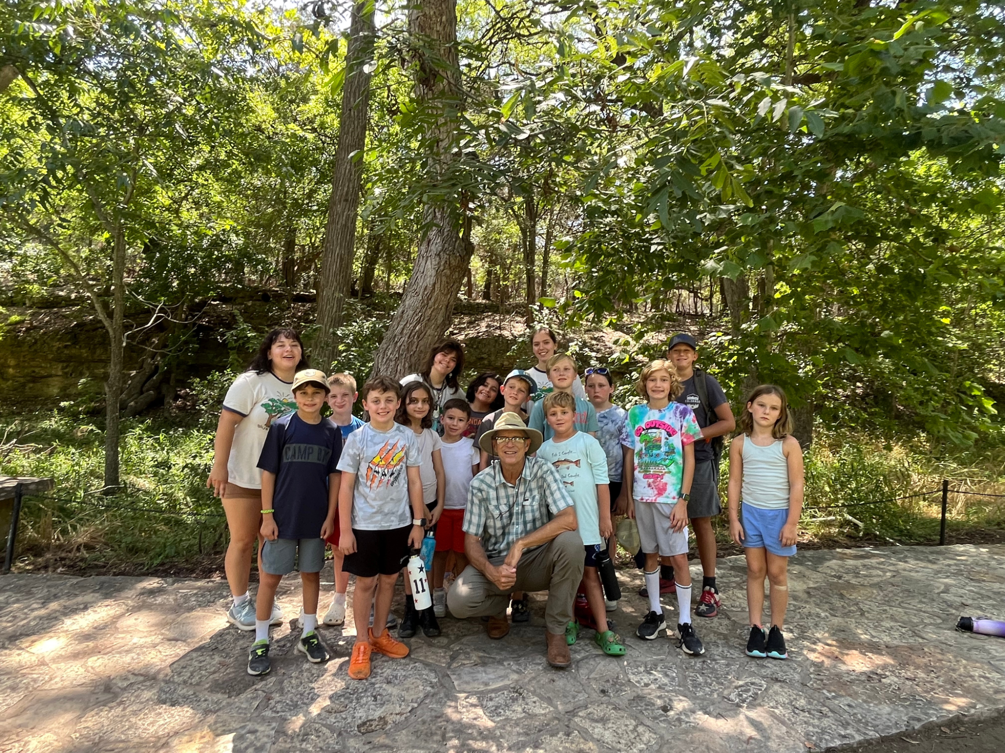 Untitled design Blue Hole Nature Camp Week 7 group photo